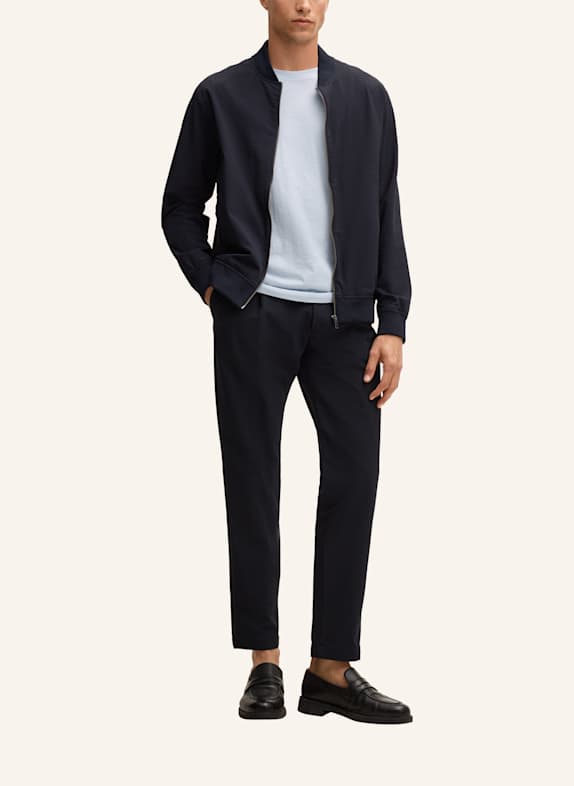 STRELLSON Bundfaltenhose DUNKELBLAU