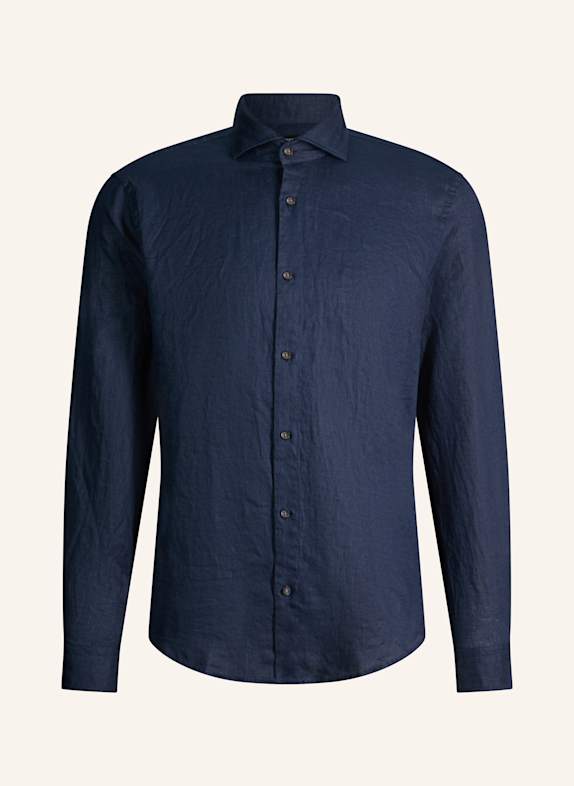 STRELLSON Leinenhemd CEASAR Slim Fit DUNKELBLAU