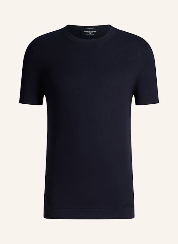 STRELLSON Strickshirt ROBAS DUNKELBLAU