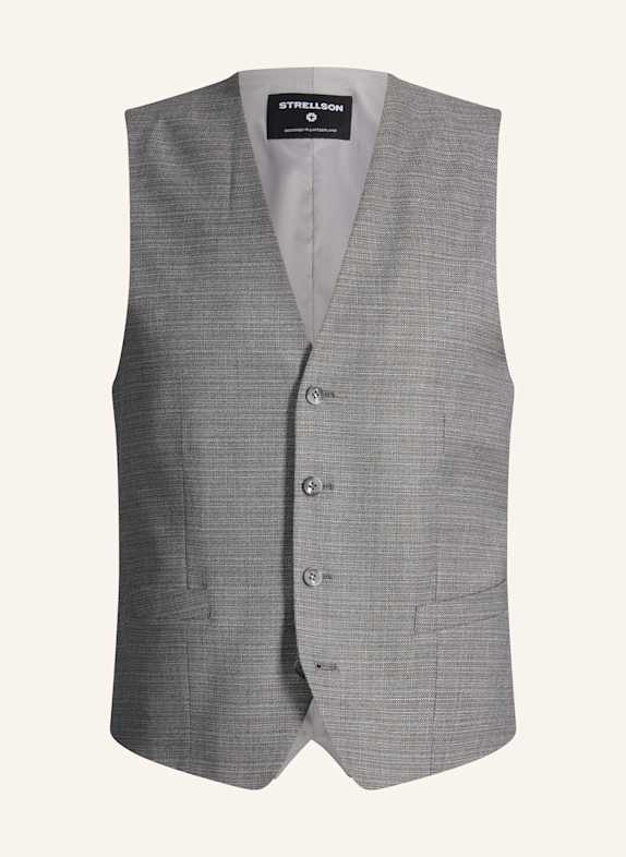 STRELLSON Anzugweste GYL2 Slim Fit GRAU