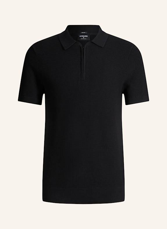 STRELLSON Poloshirt ROBAS SCHWARZ