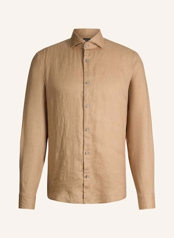 STRELLSON Leinenhemd CEASAR Slim Fit BEIGE