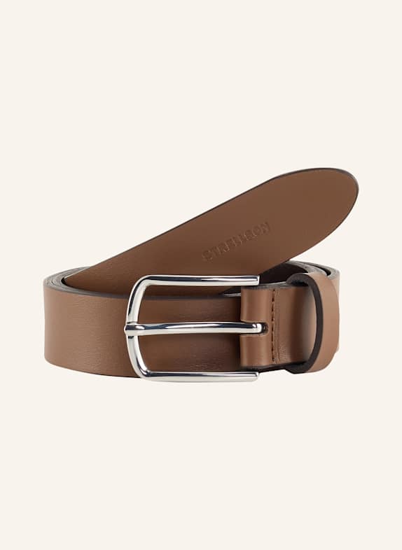 STRELLSON Gürtel LEDERGÜRTEL BRAUN