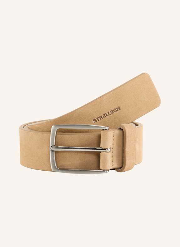 STRELLSON Gürtel LEDERGÜRTEL BEIGE