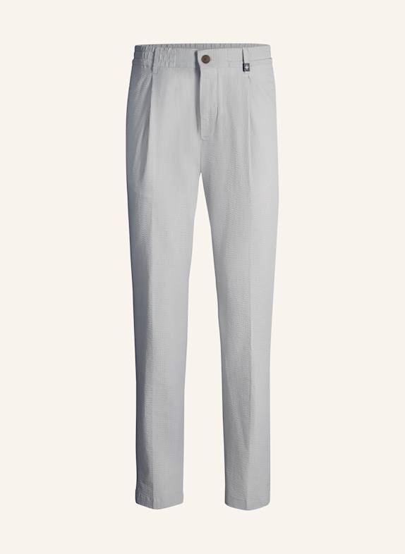 STRELLSON Bundfaltenhose LUI HELLGRAU
