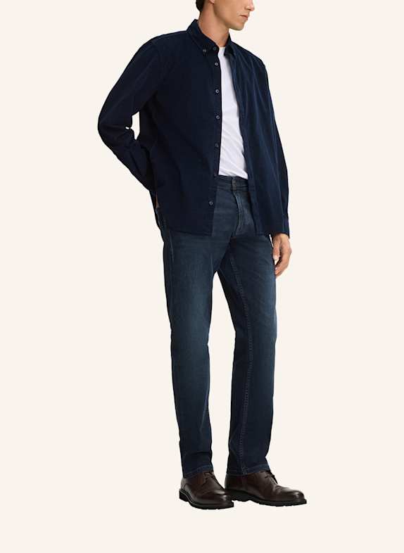 STRELLSON Cordhemd COREY Regular Fit DUNKELBLAU