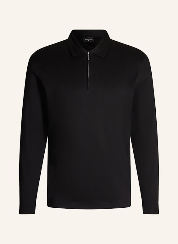 STRELLSON Polo-Longsleeve SCHWARZ