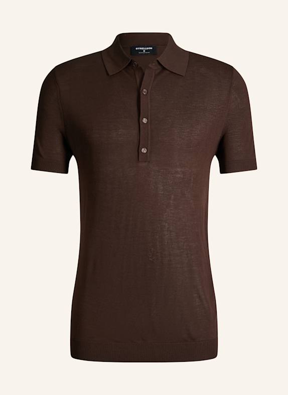 STRELLSON Strick-Poloshirt VADIM BRAUN