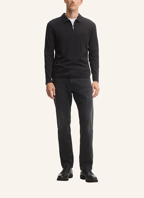 STRELLSON Polo-Longsleeve SCHWARZ