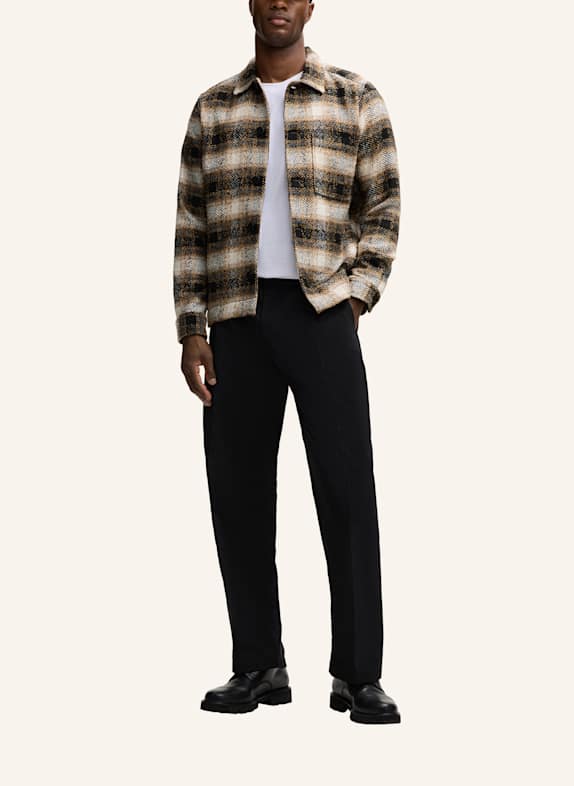 STRELLSON Overshirt BEIGE/ SCHWARZ