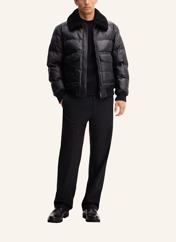 STRELLSON Lederjacke SCHWARZ