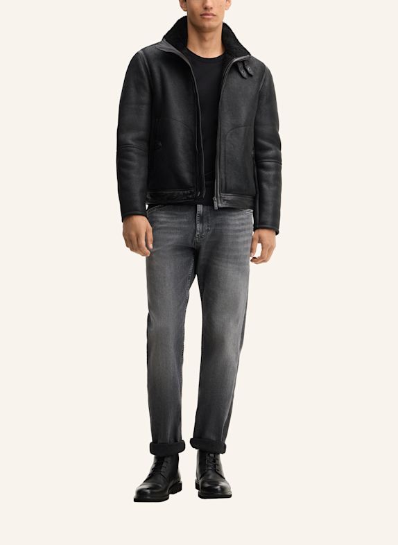 STRELLSON Lederjacke SCHWARZ