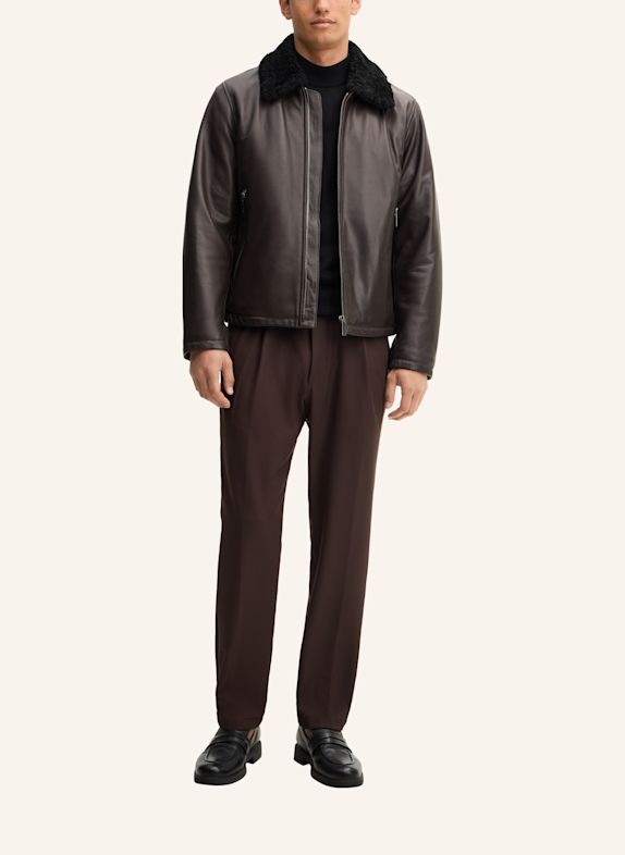 STRELLSON Lederjacke BRAUN