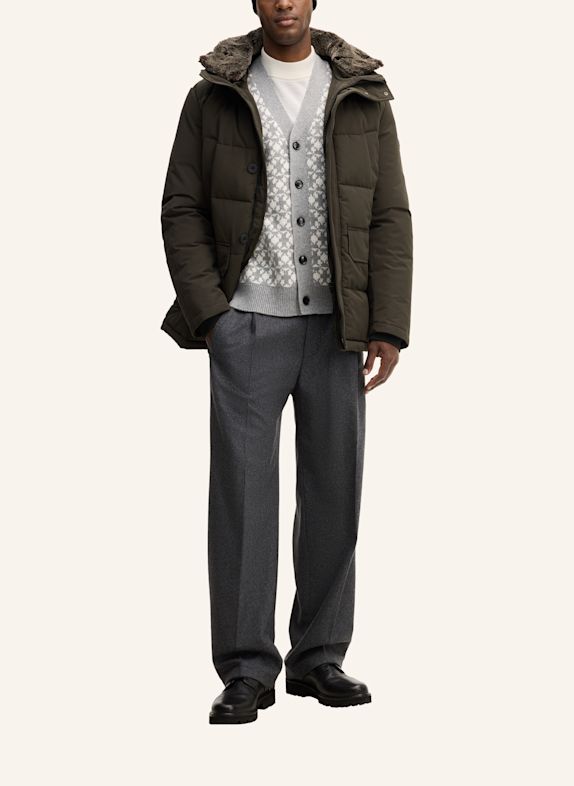 STRELLSON Strickjacke GRAU