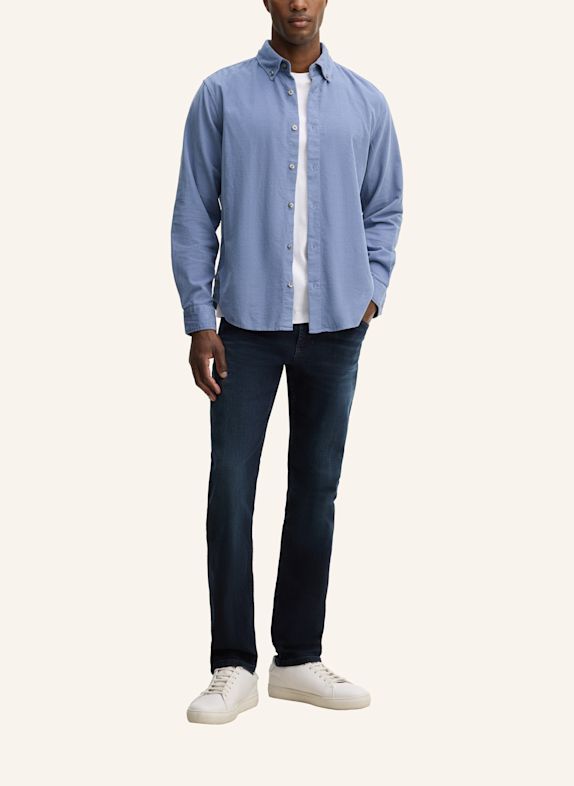 STRELLSON Cordhemd COREY Regular Fit HELLBLAU