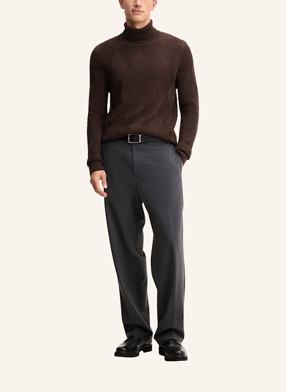 STRELLSON Bundfaltenhose GRAU