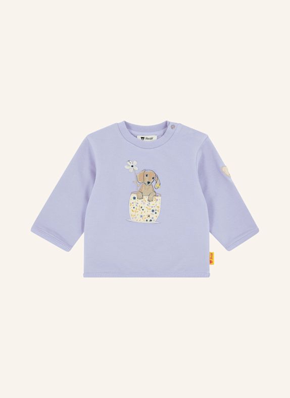 Steiff Sweatshirt WOOF & FLUFF LILA