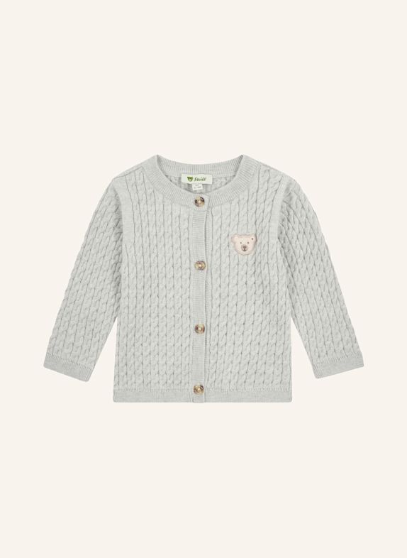 Steiff Strickjacke BABY WELLNESS GRAU