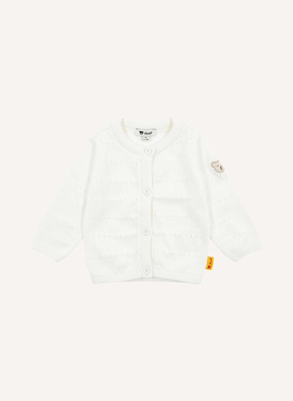 Steiff Strickjacke SPECIAL DAY WEISS