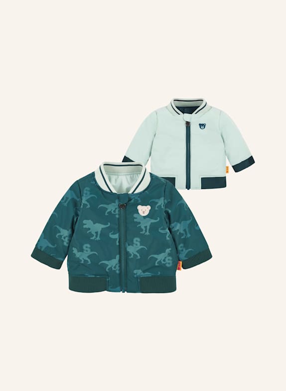 Steiff Wendejacke DINOSAUR PETROL