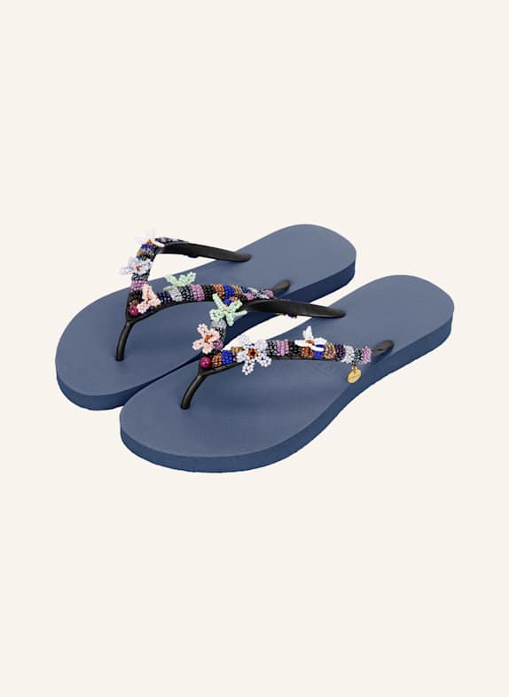 uzurii Zehentrenner LAS DALIAS BLUE BLAU