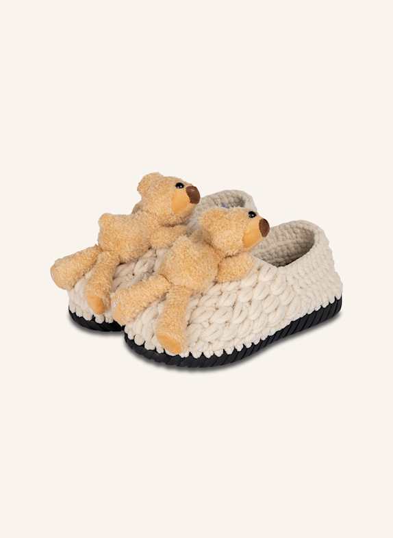 uzurii Pantoffeln PANTOFFEL TEDDY BEAR BEIGE