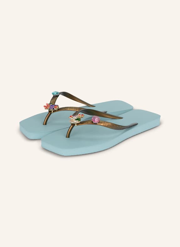 uzurii Zehentrenner FLORE SQUARE BLAU