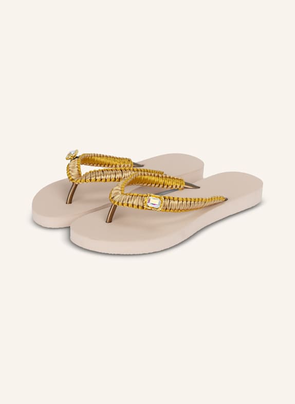uzurii Zehentrenner TAUPE MACRAME SWITCH BEIGE