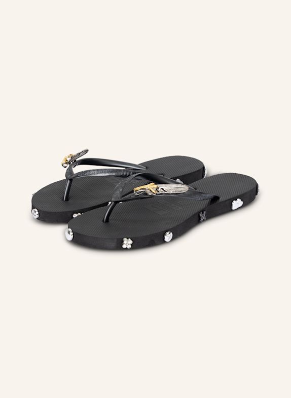 uzurii Flip Flop ROCK STAR SCHWARZ