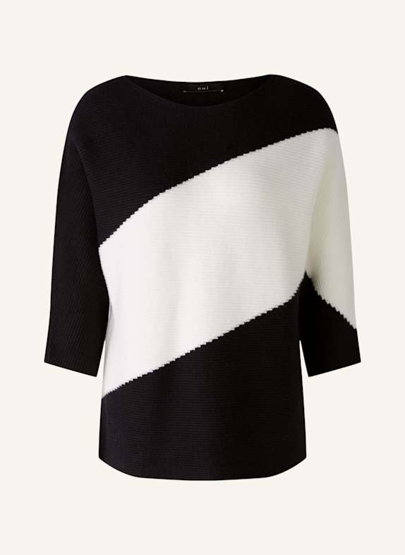 oui Pullover SCHWARZ