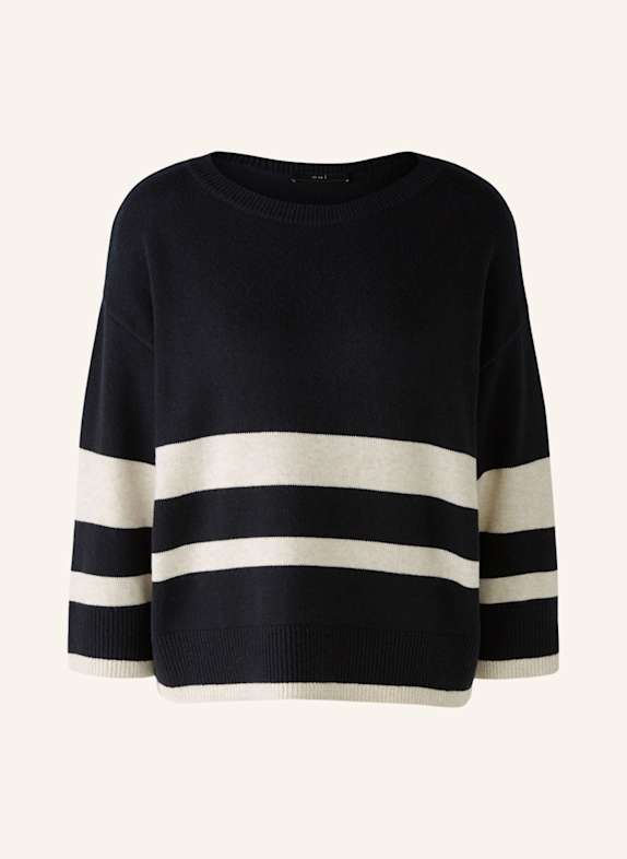 oui Pullover SCHWARZ