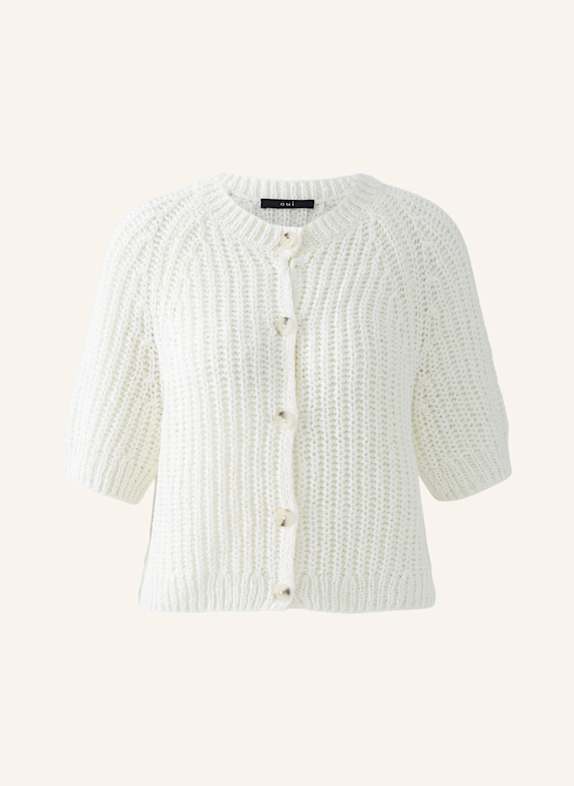 oui Strickjacke WEISS