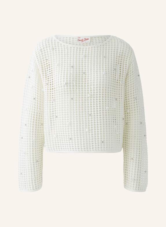 oui Pullover WEISS