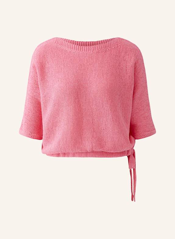 oui Strickshirt mit 3/4-Arm PINK