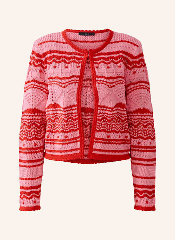 oui Strickjacke PINK