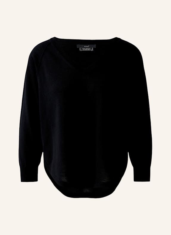 oui Pullover SCHWARZ