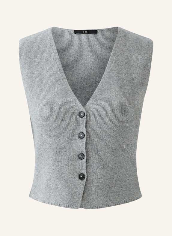 oui Strickweste GRAU