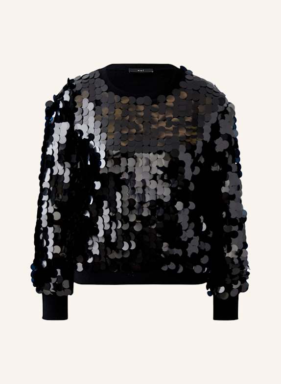 oui Pullover SCHWARZ