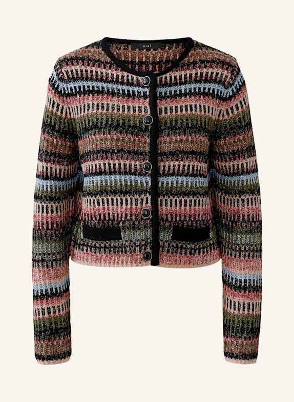 oui Strickjacke SCHWARZ