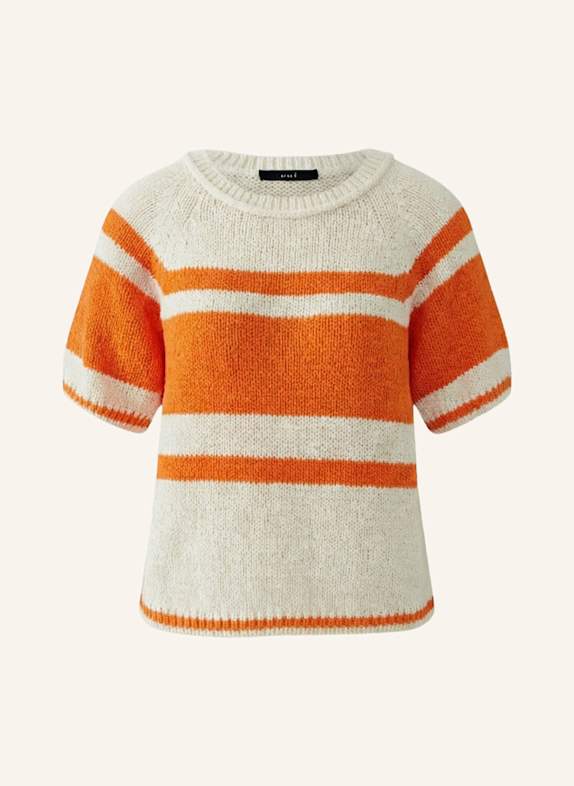 oui Pullover ORANGE/ BEIGE
