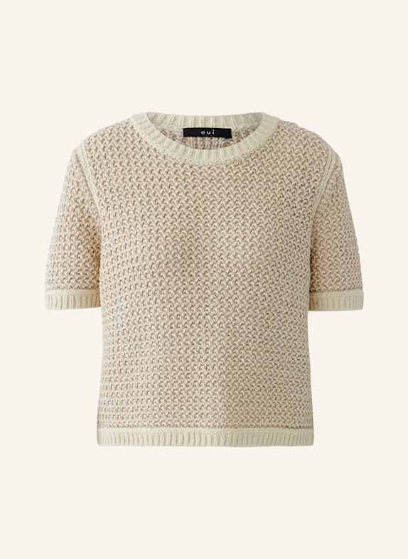oui Pullover ROSA/ BEIGE