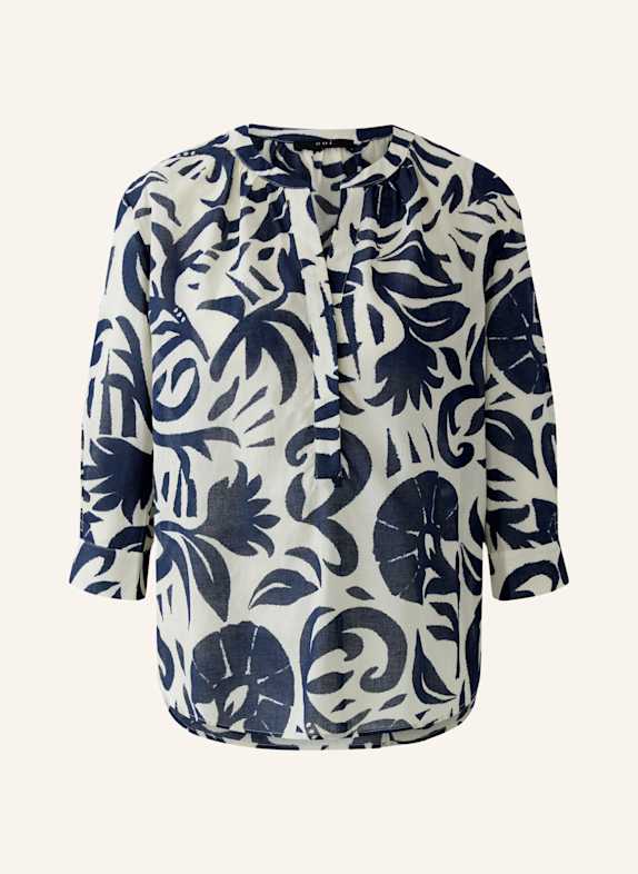 oui Bluse WEISS/ BLAU