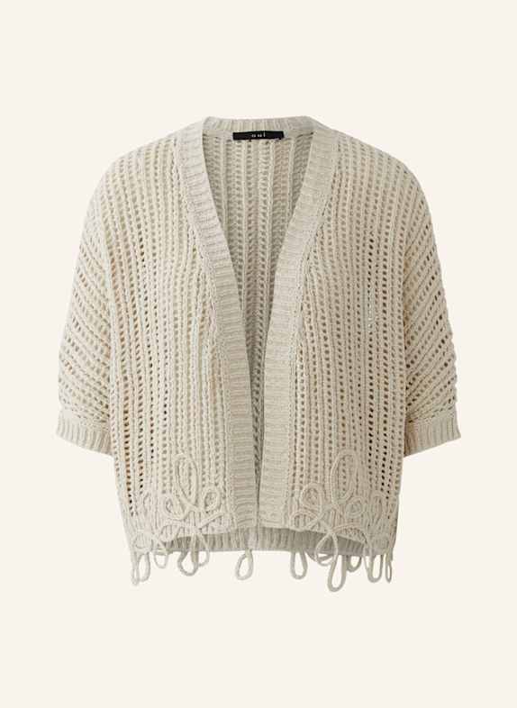 oui Strickjacke BEIGE