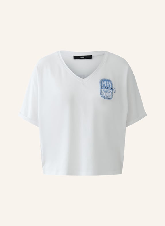 oui T-Shirt WEISS