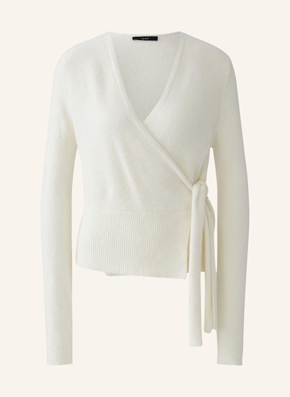 oui Strickjacke WEISS