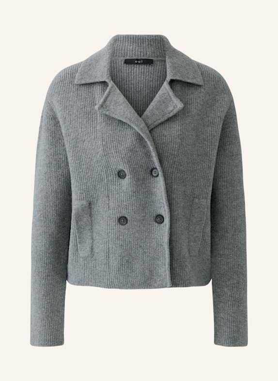 oui Strickjacke GRAU