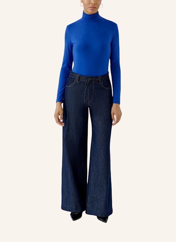 oui T-shirt met lange mouwen BLAUW