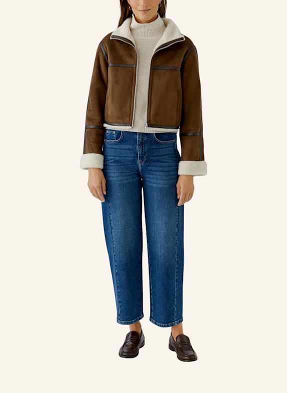 oui Jacke BRAUN