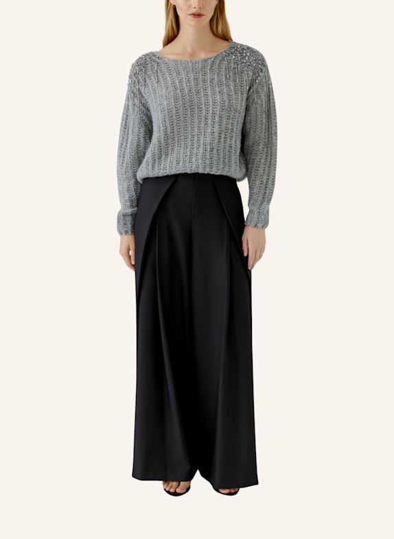 Oui Pullover GRAU