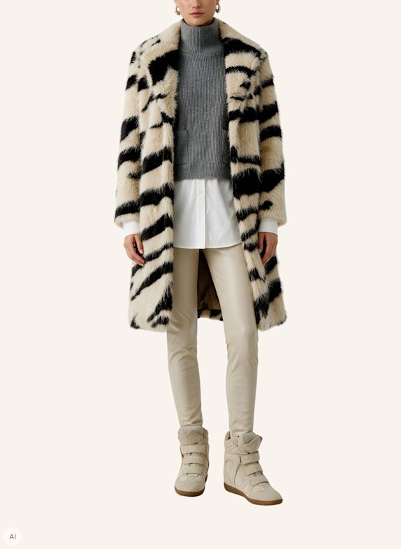 Oui Legging CHASEY BEIGE